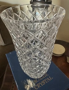 Bohemia Kristall Blumenvase Prag 8 1/4" 24% Bleikristall - Bild 1 von 6