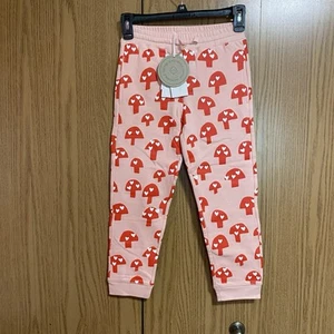 NWT Stella McCartney Girl’s 8 Mushroom Fleece Lined Sweatpants - Picture 1 of 6