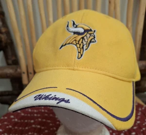 MINNESOTA VIKINGS Mütze Baseballkappe Reebok NFL gelb Baumwolle verstellbar neu ohne Etikett - Bild 1 von 9