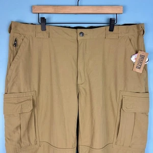 NEU Duluth Trading Dry On The Fly Cargohose 2XL 42X30 camel hellbraun Nylon Wandern - Bild 1 von 5