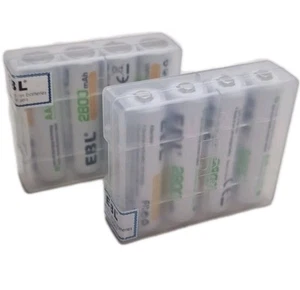 8 X EBL Lot AA Rechargeable Batteries 2800mAh 2300mAh 1100mAh 800mAh NI-MH - Picture 1 of 2