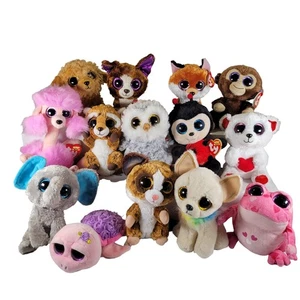 Lot of 14 TY Beanie Boos Plush Stuffed Animal Collectible Toys Daycare Preschool - Picture 1 of 24
