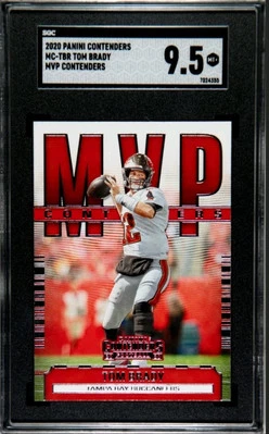 Tom Brady 2020 Panini Contenders MVP SGC 9,5 MT+💎 Se ve perfecta CABRA🐐👀✅🤯 Foto 1 de 2