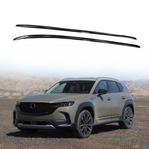 2Pcs Roof Rails Rack Luggage Rail Bars Black Fits for Mazda CX-50 2022-2024 - Bild 1 von 6