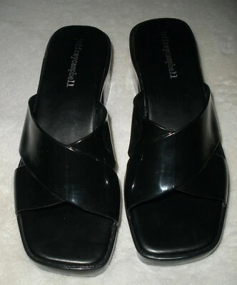Sandalias Jeffrey Campbell Negras Chicle Plataforma Deslizable Mula Jelly 6 EE. UU. 37 Foto 1 de 4