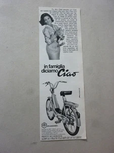 # ADVERTISING PUBBLICITA' CIAO PIAGGIO E SEI SUBITO A SCUOLA -- 1968 VEDI ALTRE  - Foto 1 di 3
