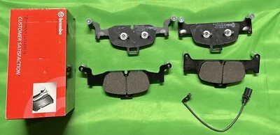 Pastillas de freno delanteras + traseras Brembo y sensor para Audi Q5 A4 A5 A6 S5 Foto 1 de 3