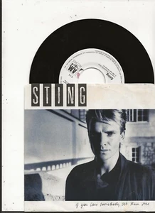 STING POLICE IF YOU LOVE SOMEBODY, SET THEM FREE CANADA SINGLE WITH PIC SLEEVE - Picture 1 of 2