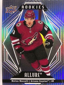 2022-23 UD Allure Hockey Rookies Mattias Maccelli