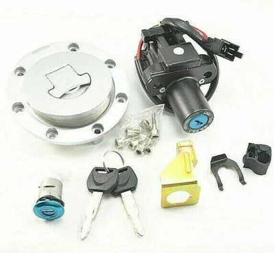Juego de llaves de bloqueo de asiento con tapa de gas combustible interruptor de encendido para Honda CBR250R/RA 2011-2013 Foto 1 de 3