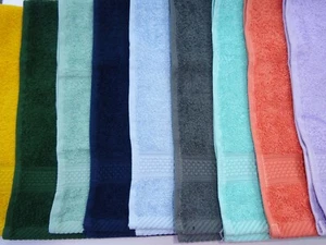 Guest Towels Plain Colours. 500 gms. Choice of Nice Modern Colours. - Picture 1 of 32
