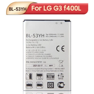 Original Battery BL-53YH For LG G3 f400L F460 D858 D830 VS985 D850 3000mAh - Picture 1 of 6