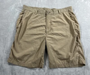 Vineyard Vines Performance Breaker Shorts Men's 34 Khaki 8" Inseam Golf Stretch - Picture 1 of 7