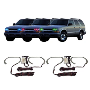 Kit de halo de faros RGB multicolor CHS para Chevrolet Blazer 98-04 - Imagen 1 de 5