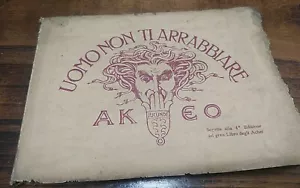 Uomo Non Ti Arrabbiare Seguito Alla 4*Ed Del Gran Libro Degli Achei 1924 Raro - Foto 1 di 8