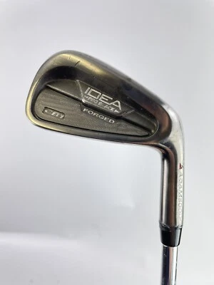 Adams Idea Pro Black Forged 6 Iron CB1 S200 Stiff Steel /Right /New Grip /14646 - Image 1 of 4
