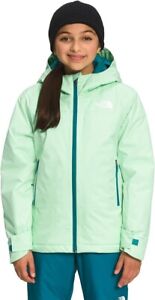 THE NORTH FACE Freedom Girls Insulated Ski Jacket XL (14-16) Patina Green NWT