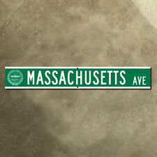 Boston Massachusetts Avenue MIT Harvard road sign street blade ONE SIDED 30x4
