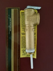 Rheem Temperature/Pressure Relief Valve- Brass 4.5" body/7"length FREE SHIPPING - Picture 1 of 4