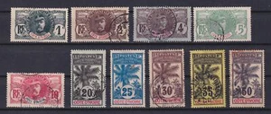 IVORY COAST 1906, Sc# 21-32, CV $58, part set, Used - Picture 1 of 2