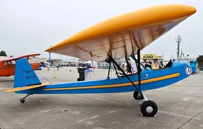 Empujador Leñoso Aerosport Avión Construido en Casa Horno de Escritorio Madera Modelo Pequeño Foto 1 de 3