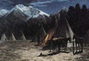 Night at Blackfoot Camp  - Picture 1 of 1