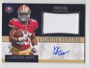 LaMICHAEL JAMES 2012 Prominence Unlimited Potential Rookie Jersey Auto /25 RC - Picture 1 of 1