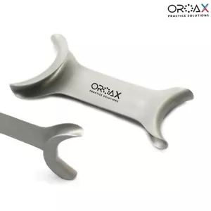 Dental Stainless Steel Mouth Opener Surgical Cheek Lip Retractor Double-Head - Picture 1 of 3