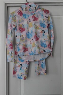 Niña Talla 10 Cómodo Princesas Disney 2 piezas Pijama Manga Larga Foto 1 de 4