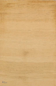 Durable Contemporary Gabbeh Solid Design Wool Rug - Made to Last! 3x5 ft - Picture 1 of 13