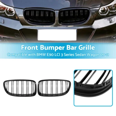 Suitable For BMW E90 LCI 3 Series Sedan Wagon 09-11 Front Kidney Grill Grille - image 1 of 4