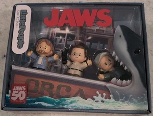 Jaws 50th Anniversary Set Mattel Fisher-Price Little People Collector NIB FS! - Picture 1 of 6