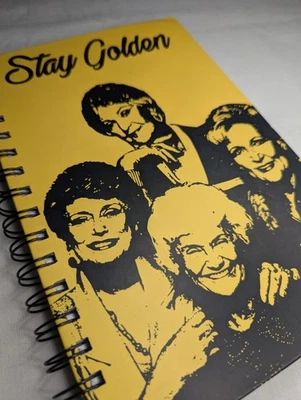 Cuaderno Stay Golden Girls amarillo negro Foto 1 de 4
