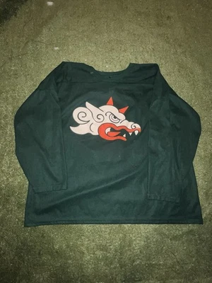 Camiseta deportiva de hockey verde vintage rara de los 90 Barcelona Dragons talla 2XL CCM NFL EUROPA Foto 1 de 4