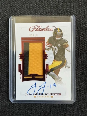 Juju Smith-Schuster 2021 Flawless Auto Autograph Patch Pittsburgh Steelers 9/10 - Image 1 of 2