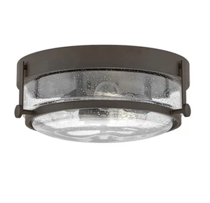 Hinkley Lighting Harper 3 Light 16"W Flush Mount Drum, 3640OZ-CS - Bronze - Picture 1 of 5
