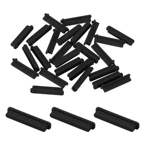 25pcs SD Port Duct Covers Caps Silicone Plugs Protector for Laptop Camera, Black - Zdjęcie 1 z 7