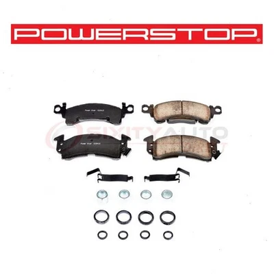 PowerStop Front Disc Brake Pad & Hardware Kit for 1977-1988 Jeep J20 - sn Foto 1 de 4