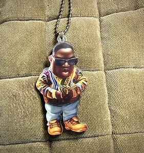 Neu ~ Notorious B.I.G. Animierter Autospiegel/Weihnachtsbaumschmuck 4"•ungeöffnet~unbenutzt - Bild 1 von 4