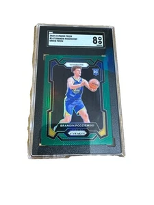 2023-24 Prizm Brandin Podziemski #147 Green Prizm RC - Picture 1 of 2