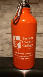Tarrant County College Aluminium Sipper Wasserflasche Flaschen Sport Wandern - Bild 1 von 3