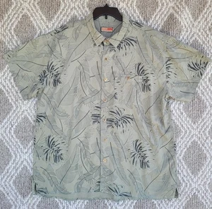 Dash Hanf Santa Cruz Hawaiihemd Herren XL olivgrün Knopfleiste Freizeit Outdoor - Bild 1 von 10