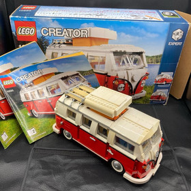LEGO Creator 10220 T1 Camper Van Classic Red White w/ Box Manual