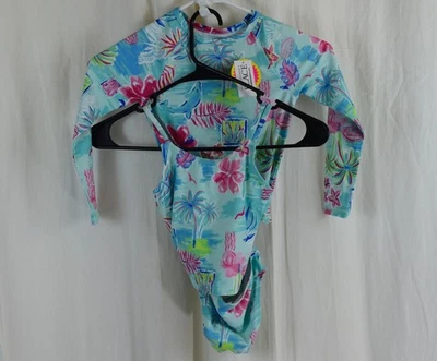 Juego de Rashguard y Traje de Baño Multicolor The Children's Place Girls Talla XS (4) Foto 1 de 3