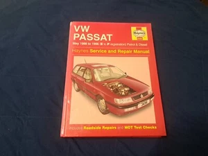 HAYNES VW PASSAT 1988-1996 HAYNES WORKSHOP MANUAL 3498 GOOD USED COND FREE P&P - Picture 1 of 18