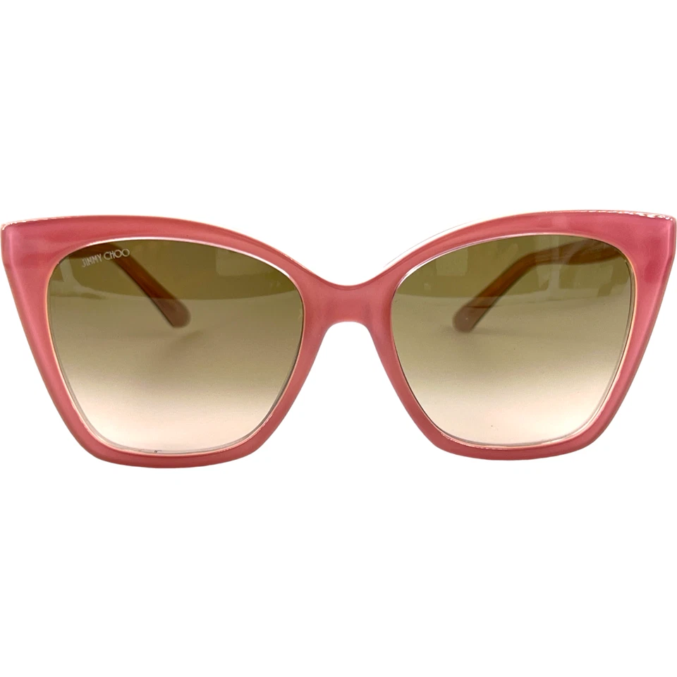 Jimmy Choo Rua GS Womens Plastic Sunglass Y9AHA Pearlized Nude 56-18 w Case - Image 1 of 4