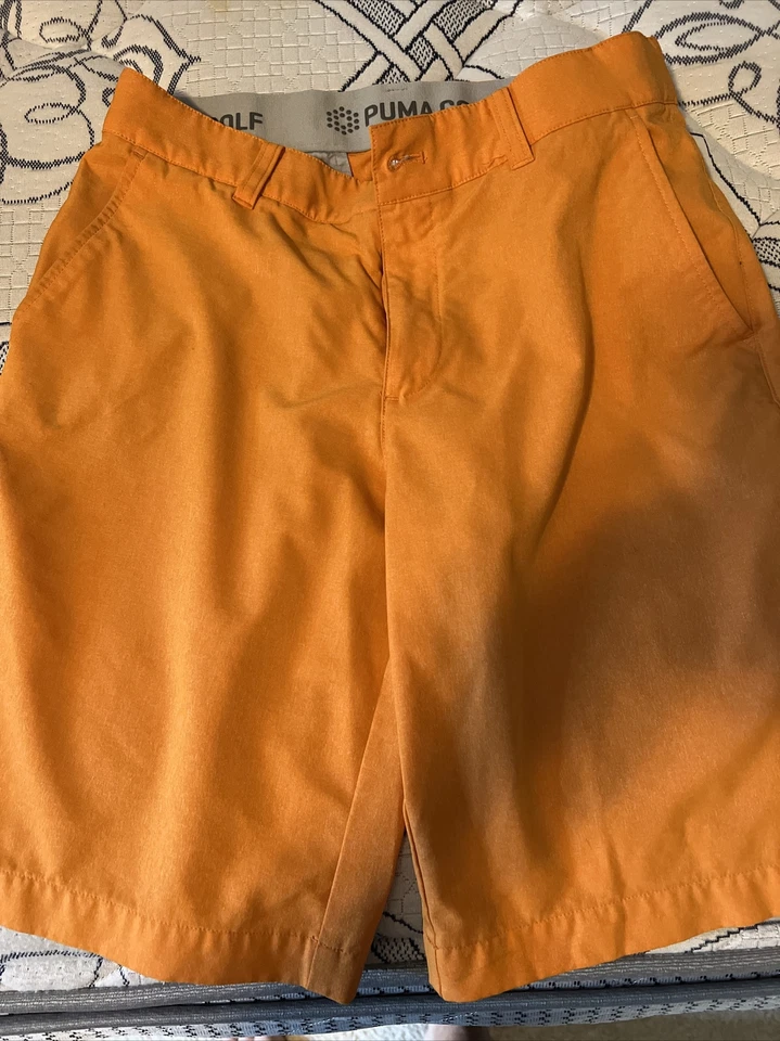 Puma Boys Golf Shorts Orange SZ L ( 596875 04 ) NWT!! - Image 1 of 1