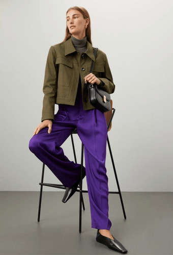 Giacca in cotone ritagliato Tory Burch