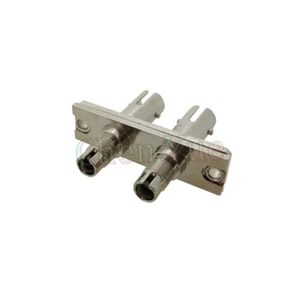 2pcs DIN-ST Hybrid Duplex Fiber Adapter Female to Female Rectangular Connector - Picture 1 of 4