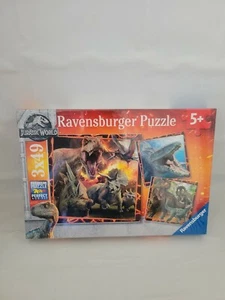 Ravensburger puzzle Jurassic World Jigsaw Dinosaurs kids 3 in 1 T-Rex gift child - Picture 1 of 5